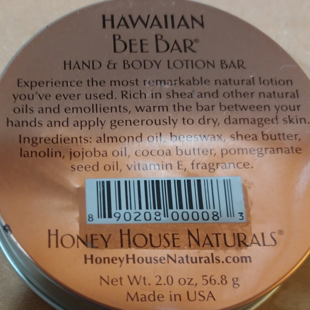 🐝 ALL NATURAL Bee Bar Lotion - Picture 2 of 7